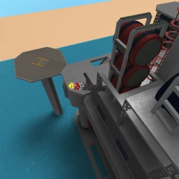 Red Torch Oil Rig icon
