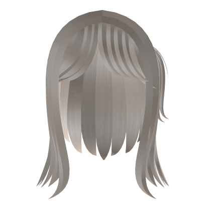 Emo Anime  Messy Blonde Hair With Ponytail  Roblox item