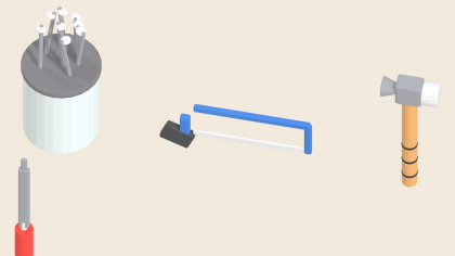 Stylized Tool Pack x35 Hammer Wrench Saw Bench preview 4