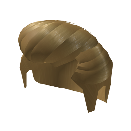 Blonde Side Part Pompadour Hair