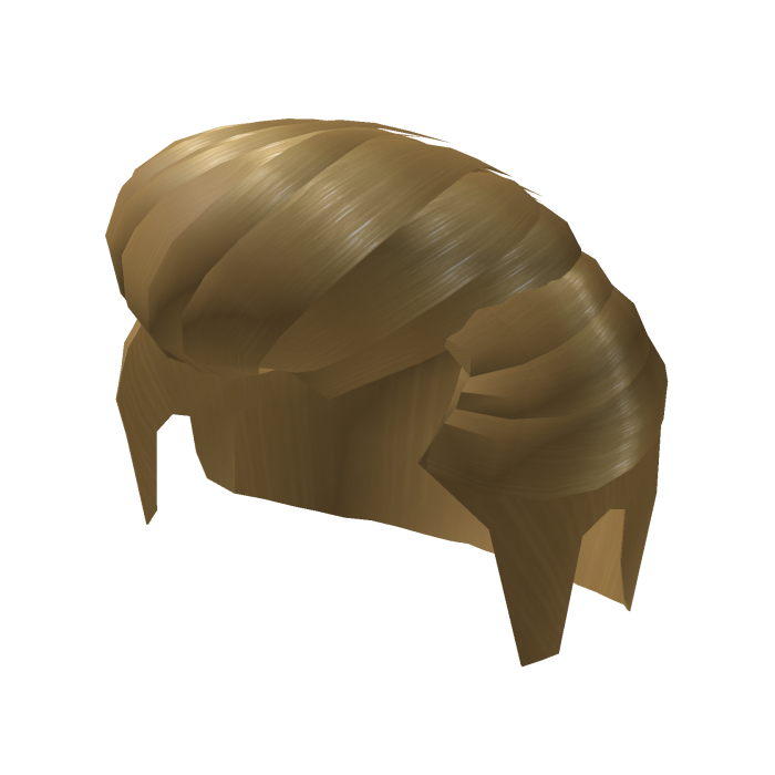 Blonde Side Part Pompadour Hair