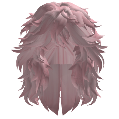 Long Pink Messy Girl Hair Rockstar Roblox item