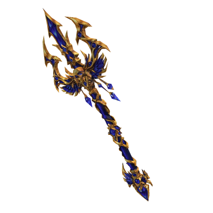 Blue Royal Skull Trident Gold Roblox item