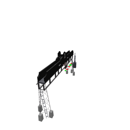 The Billups Neon Crossing Signal realistic.