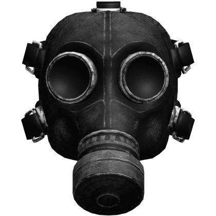 Black Realistic Biohazard Riot Survivor Gas Mask☢️