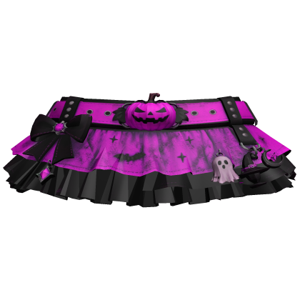 Halloween skirt Pink - chibi doll thumbnail