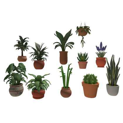 Decorative Plants Bundle #1