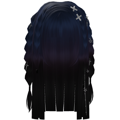 Blue Gothic Braids