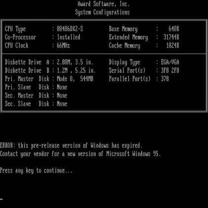 chicago (windows 95) timebomb