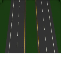 Highway with cell towers 2 icon