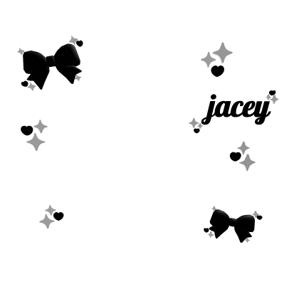 ꒰♡ · jacey sparkles black ˚. thumbnail