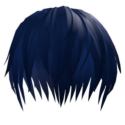 Emo Messy Anime Noy Ghoul  Dark Blue Hair