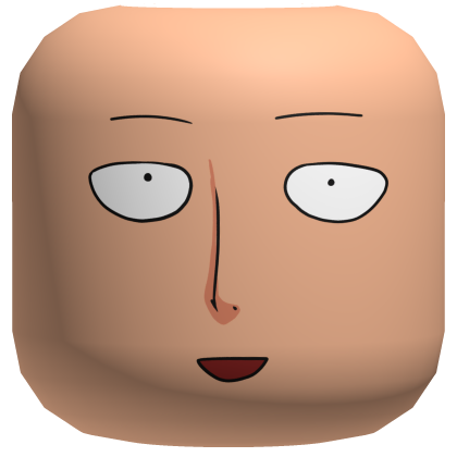 👊🏻👨🏻‍🦲Saitama Smile Face [One Punch Man] Roblox item