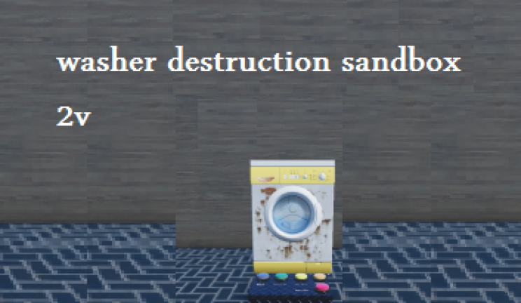 Washer Desturction Sandbox V2 screenshot 1