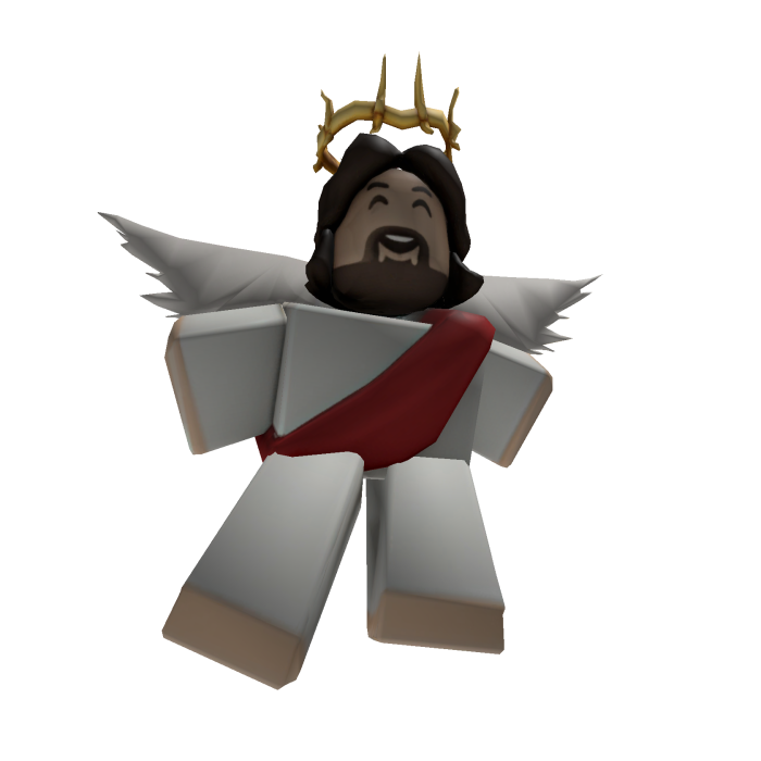 Happy Jesus Siting On Your Shoulder