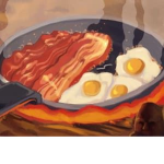 Eggs Bacon Toast!
