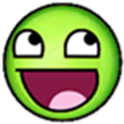 Epic Face (Neon Green) Roblox decal