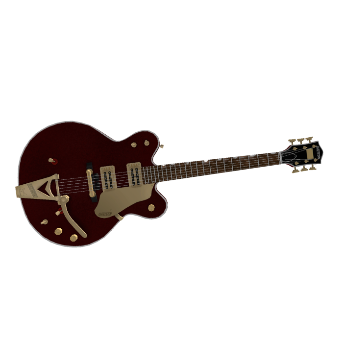 George's 60s 'Gretson' Red & Gold Guitar