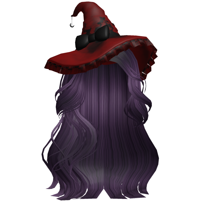 Halloween Side Swept Witch Hair (Purple)