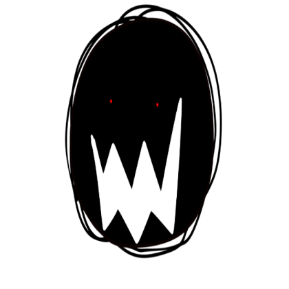 Creepy Stalk Monster Face Roblox decal