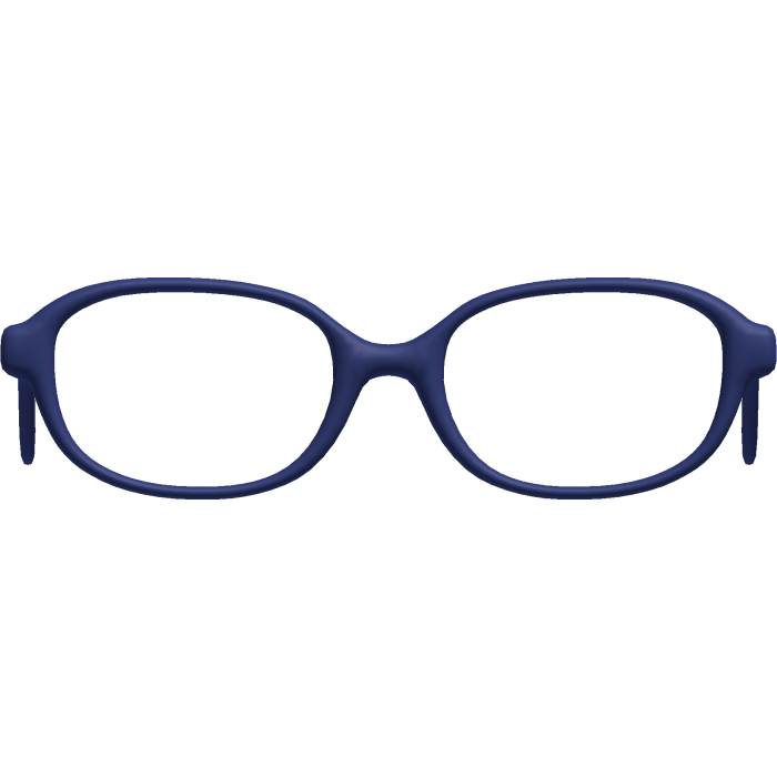  ♡ ꒰ blue kawaii derpy big oversized glasses ꒱ ♡