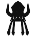 ✨ Neon Black Galaxy Squid