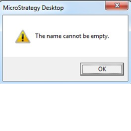 Name cant be empty