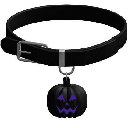 🎃. ⭑Purple Jack O'Lantern Collar