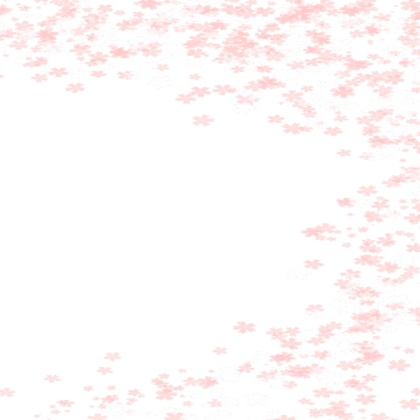 sakura petal border w/ transparent background Roblox decal