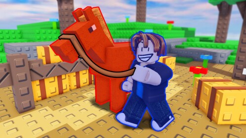 Horse Walk 🐎 [2 Player Obby]