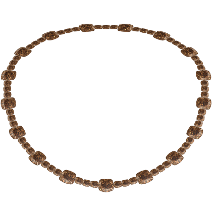 Brown Blossom Necklace