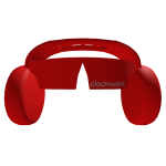 Red Clockwork Shades Headphones