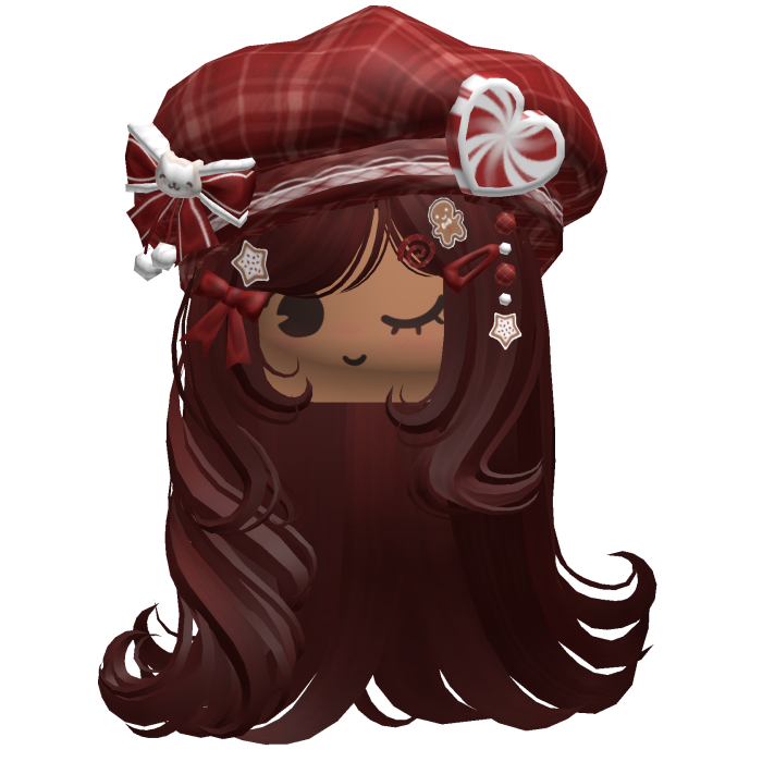 ♡ Christmas Fluffy Beret Combo (Red)