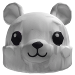 Snowy Bear Beanie | CODE: {SNOWYBB}