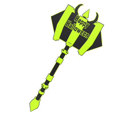 Happy Halloween Hammer - Green