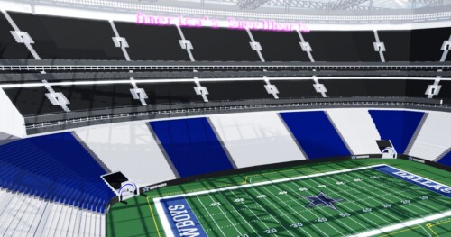 Dallas Cowboys Cheerleaders Field Game 