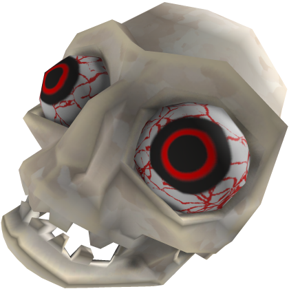 Glowing Emissive Red Eye Skull Mask Roblox item
