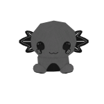 Cute Black Axolotl