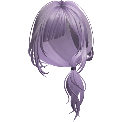 Cute Side Ponytail Hair - Violet Roblox item
