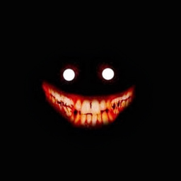 A scary trash can...