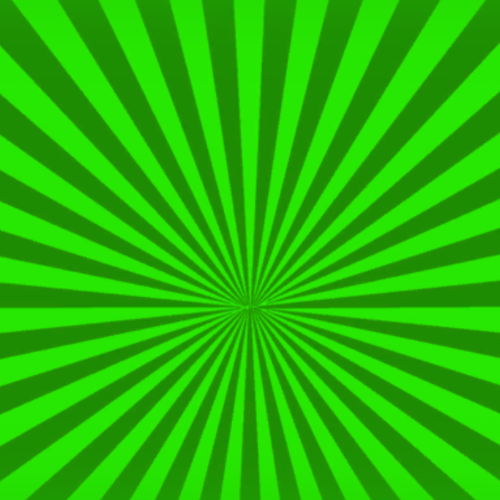 Green Comic Sun Rays/Sunburst Lines Background