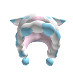 Baby Blue Cow Hood