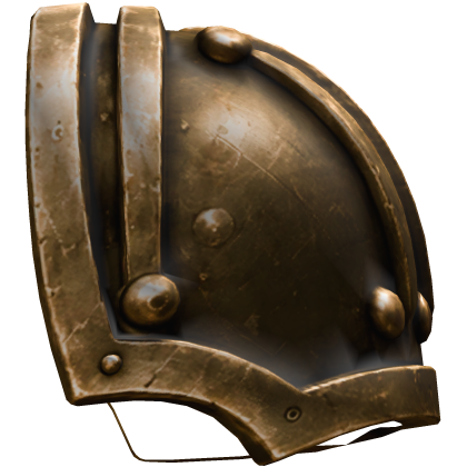 [L] Golden Ironclad Knight Shoulder Pad