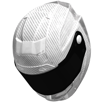 (Waist) White Motorcycle Helmet