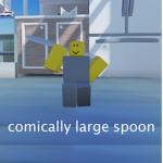 comically Iarge spoon