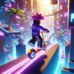 Obby But You're on a Scooter