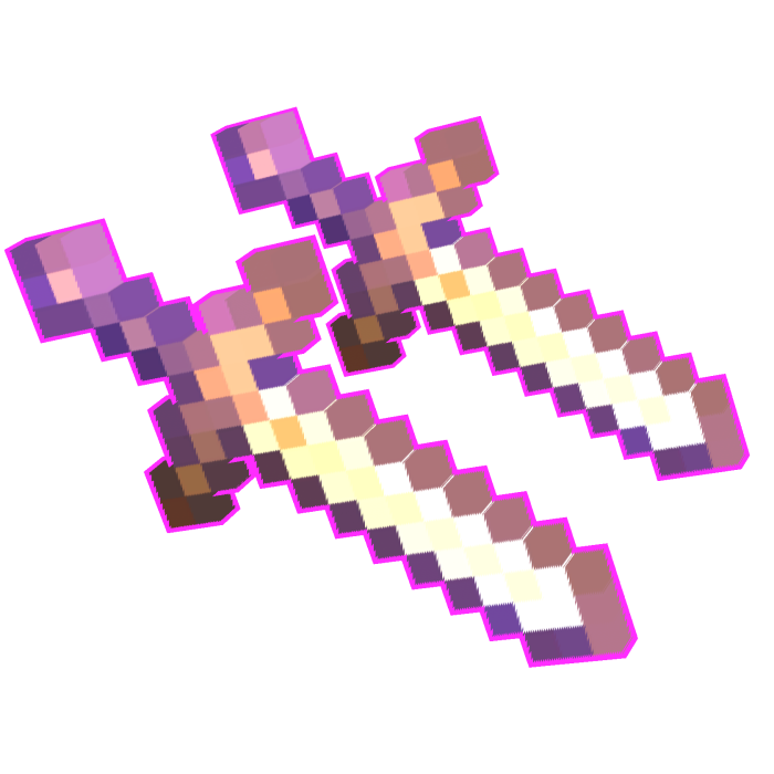 [ANIMATED] Enchanted Netherite & Golden Swords