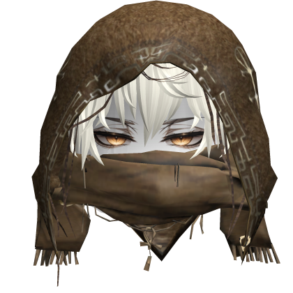 Divine Hair w/ Egyptian Gold Brown Hood Roblox item