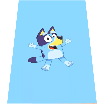 Bluey Blue Cape