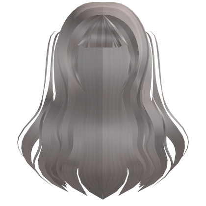 𐂯 ethereal wavy twintails in silver Roblox item